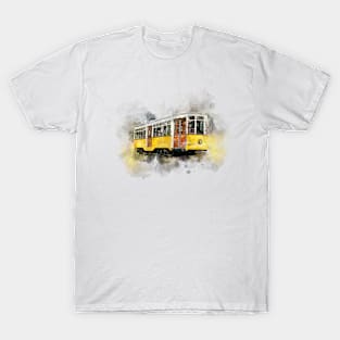 Tram watercolor T-Shirt